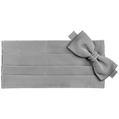 MOÑO Y FAJA MONTPARNASSE GRIS PLATA