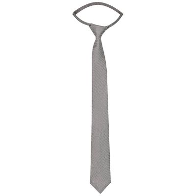 CORBATA INFANTIL CON CINTA MATE PLATA