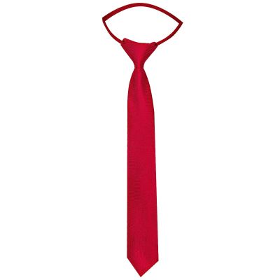 CORBATA INFANTIL CON CINTA MATE ROJA